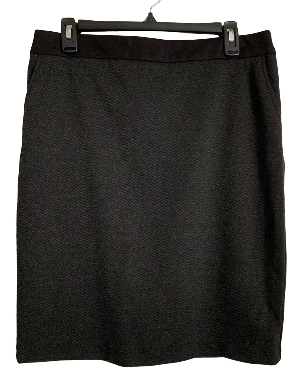 DALIA COLLECTION Women’s Black Unlined Drawstring Back Zipper Waist Mini Skirt